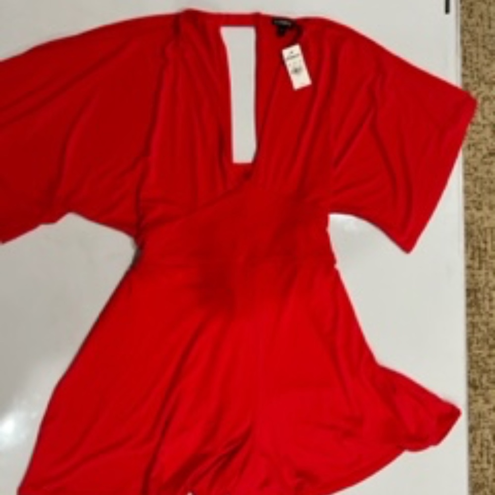 Express Romper - Size L - Red